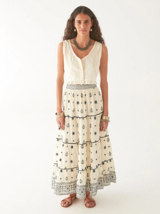 Charlotte Skirt - Off White - BODHII