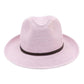 TRAVAUX EN COURS - Borsalino hat leather strap Lilac - BODHII
