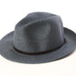 TRAVAUX EN COURS - Borsalino hat with leather strap in Denim - BODHII