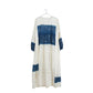INJIRI Bandhani Clamp Cotton Ladies Dress