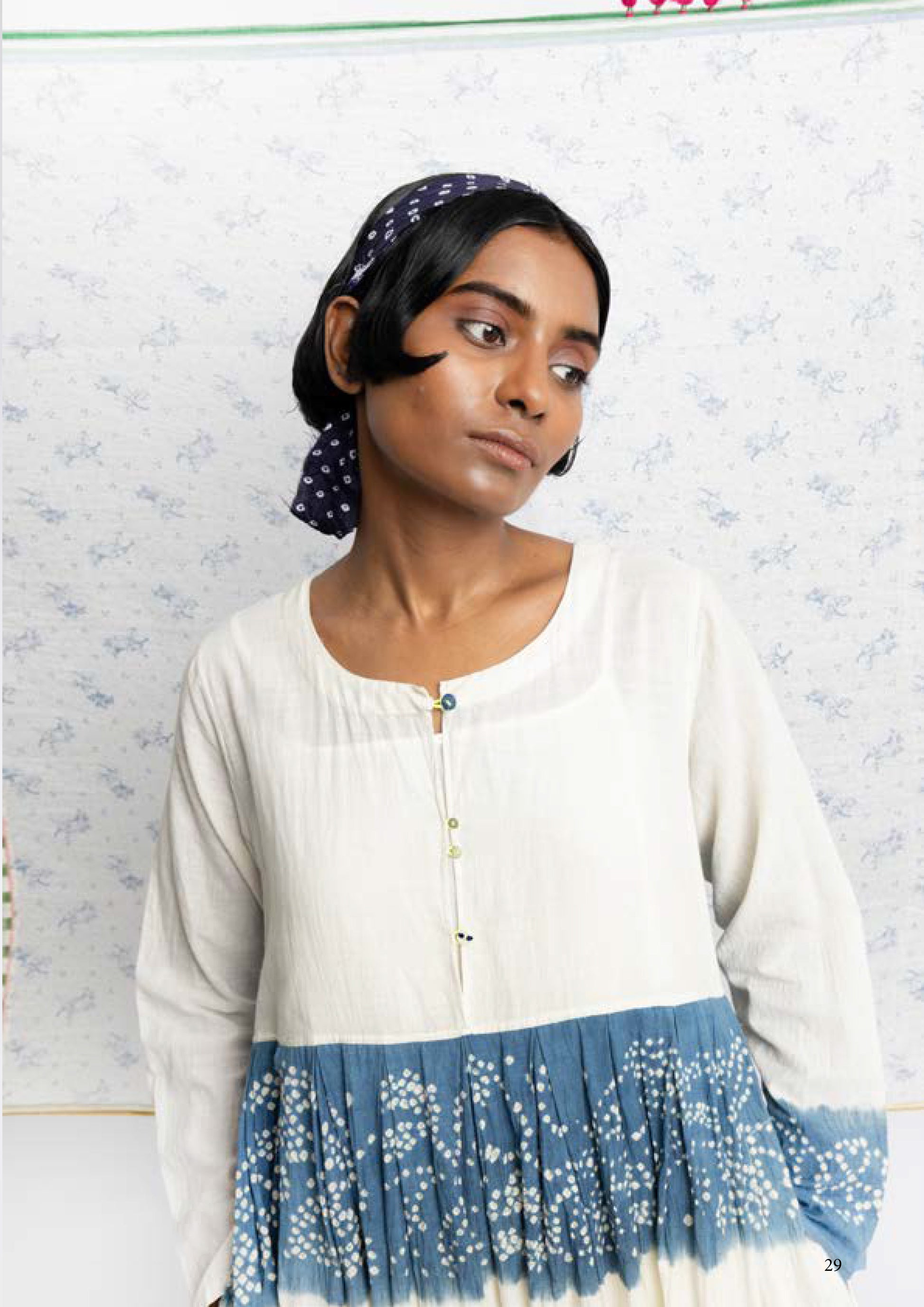 INJIRI Juliette Ladies Bandhani Cotton Dress - BODHII