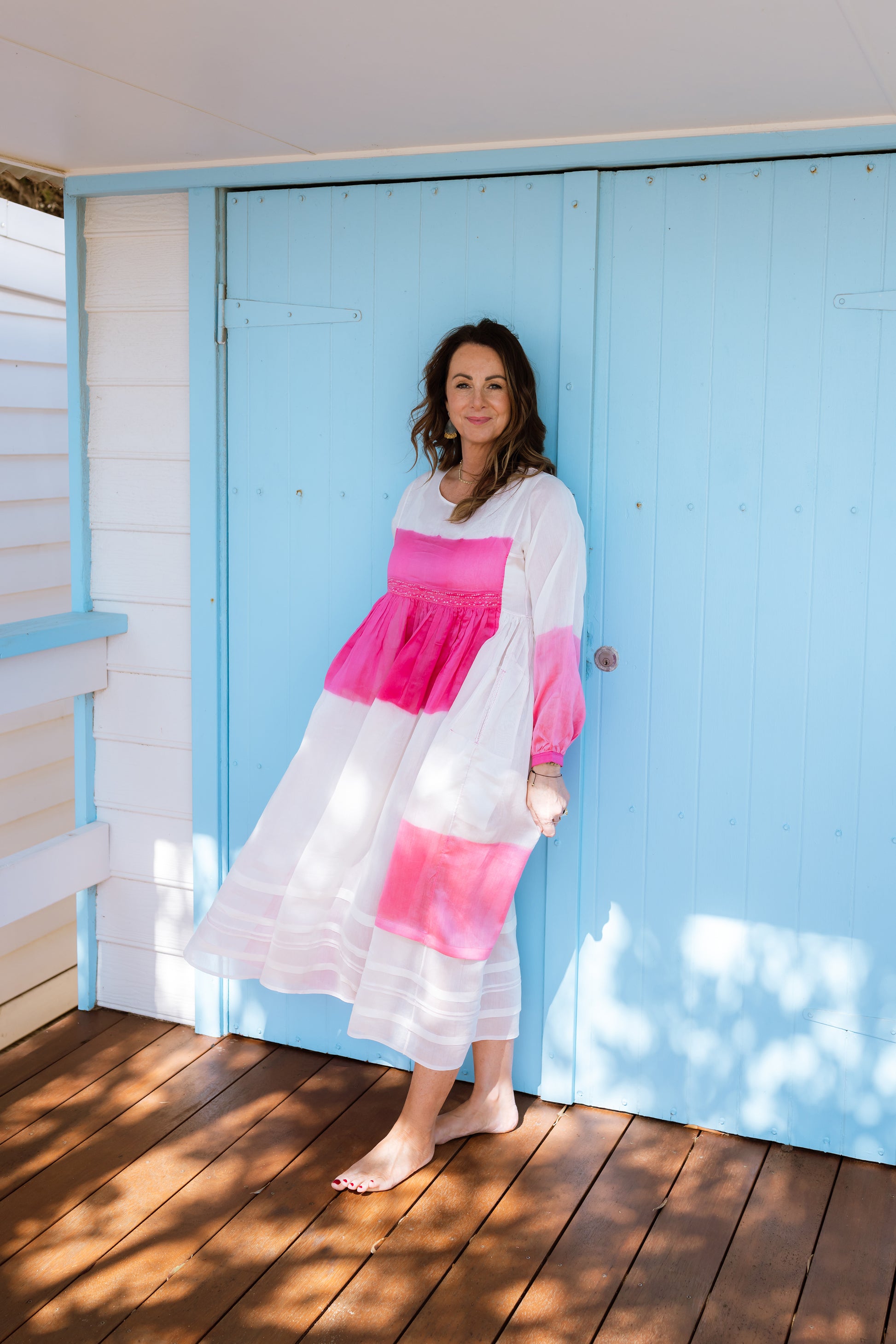 INJIRI Ladies Camilla Silk Dress - BODHII