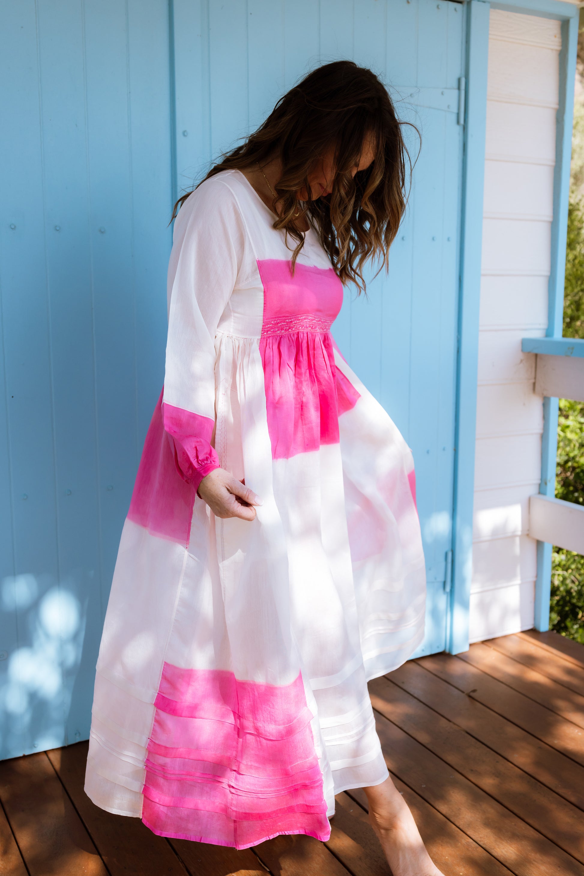 INJIRI Ladies Camilla Silk Dress - BODHII