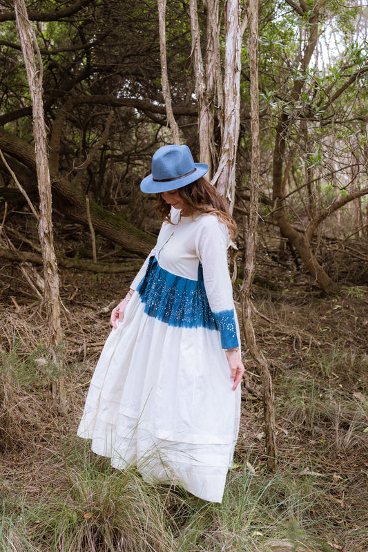 INJIRI Juliette Ladies Bandhani Cotton Dress - BODHII