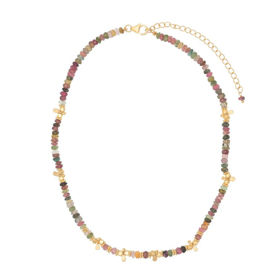 Rubyteva Design Multi Tourmaline Saffron necklace