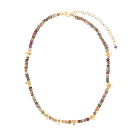 Rubyteva Design Multi Tourmaline Saffron necklace