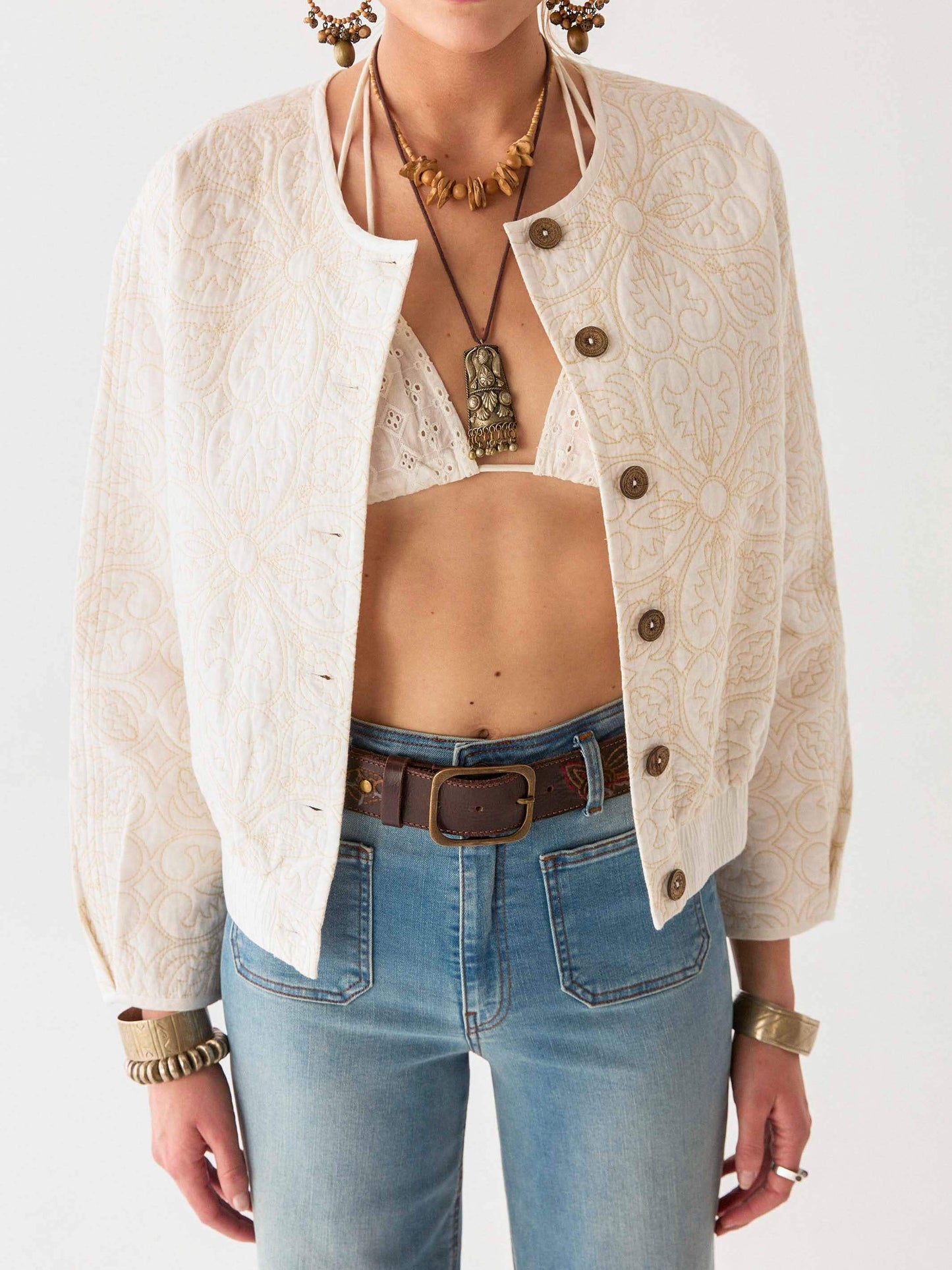 Boticcelli Jacket - Tesela Ivory - BODHII