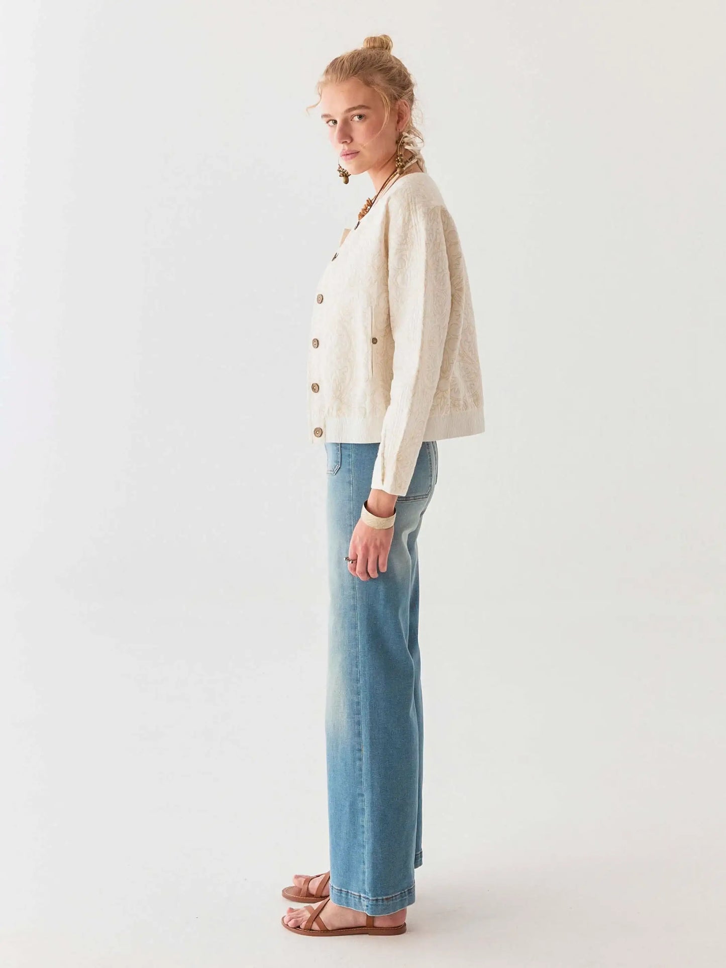 Boticcelli Jacket - Tesela Ivory - BODHII