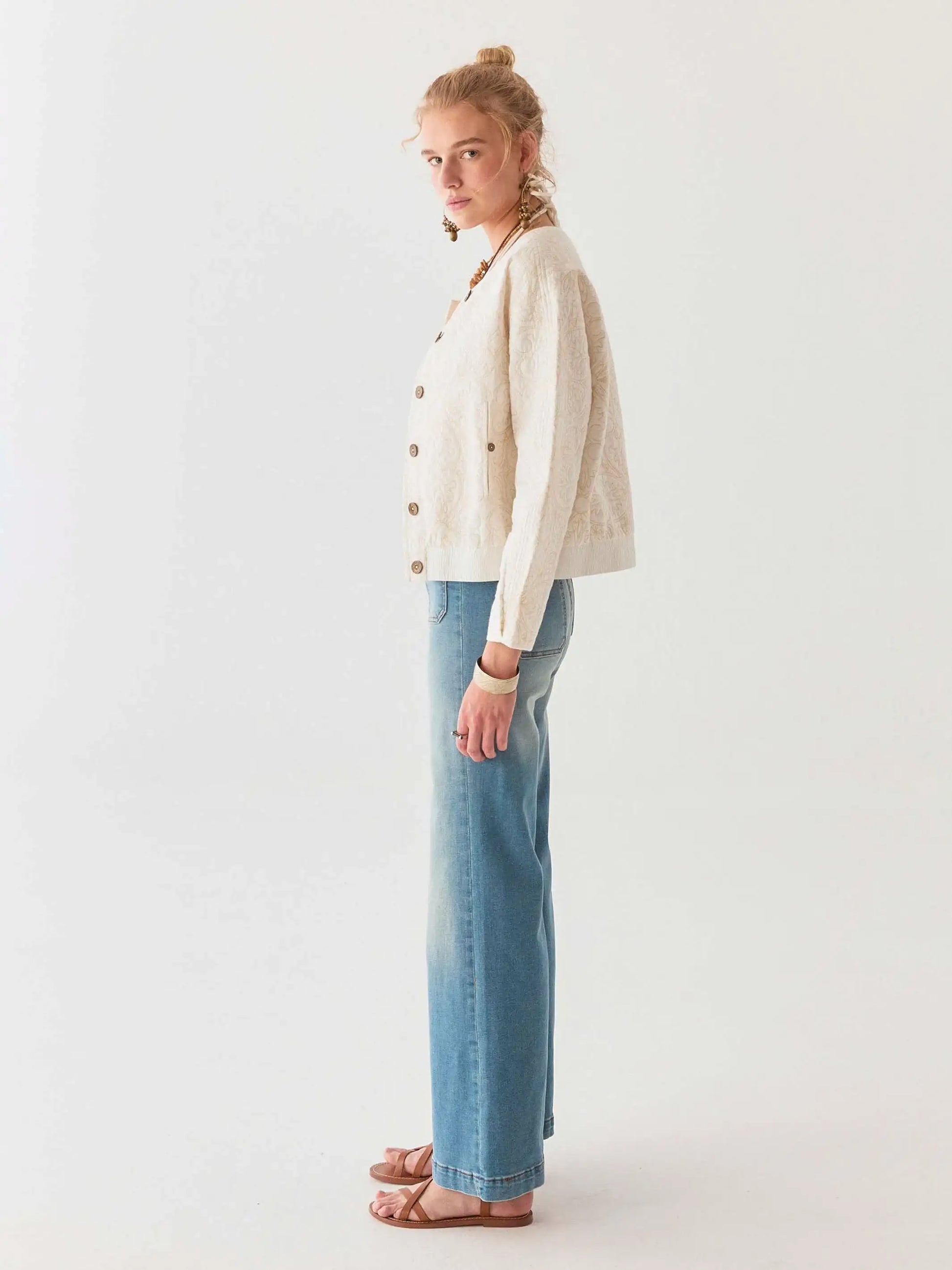 Boticcelli Jacket - Tesela Ivory - BODHII