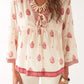 Delphine Blouse - Indian Fragola - BODHII