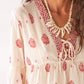Delphine Blouse - Indian Fragola - BODHII