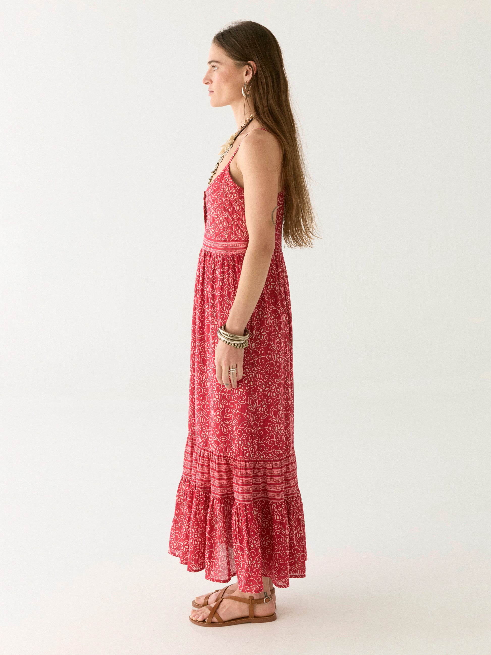 Maison Hotel Gadea Dress in Jeranio Chilli - BODHII