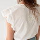Ashanti Blouse - Chikan Bianco - BODHII