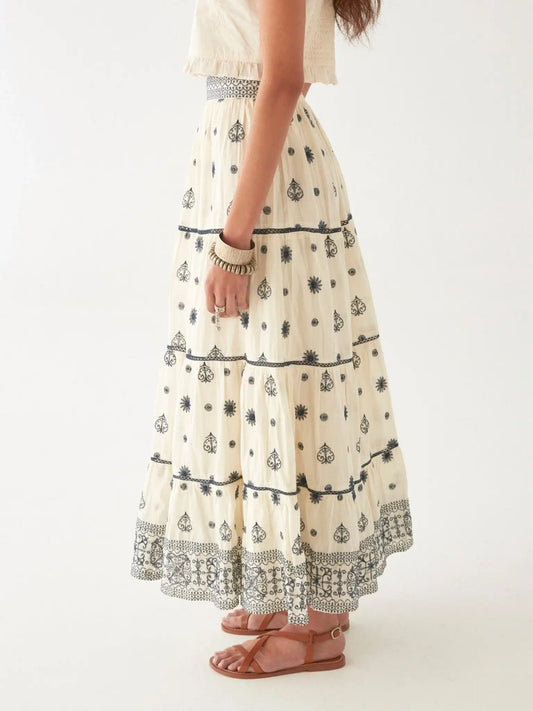 Charlotte Skirt - Off White - BODHII