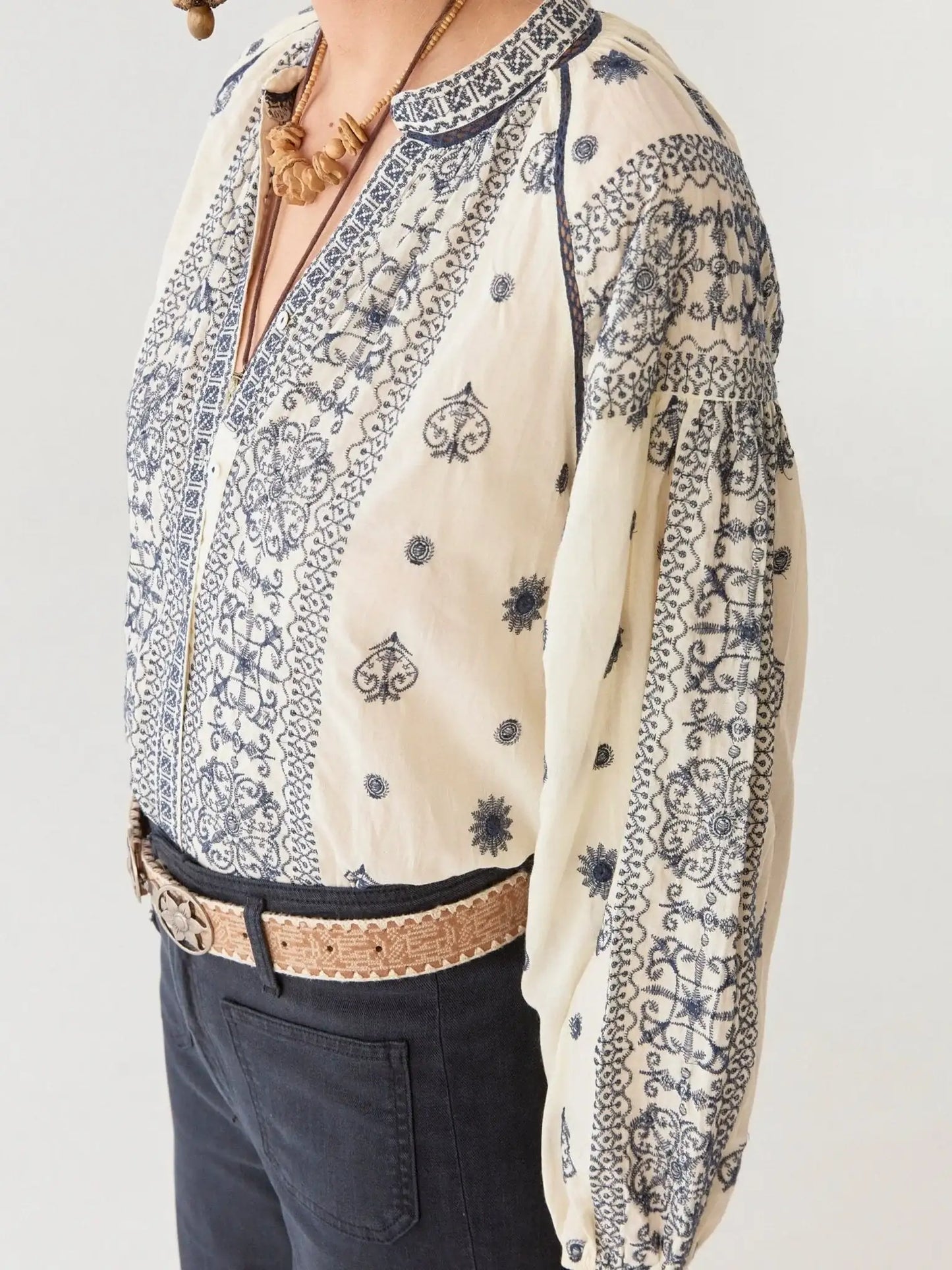 Stephanie Blouse - Off White - BODHII