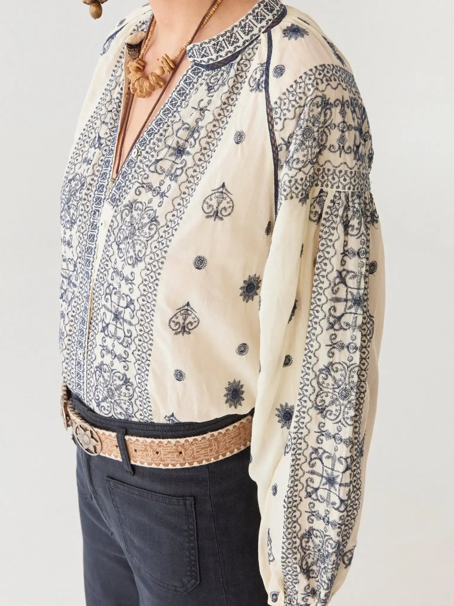 Stephanie Blouse - Off White - BODHII