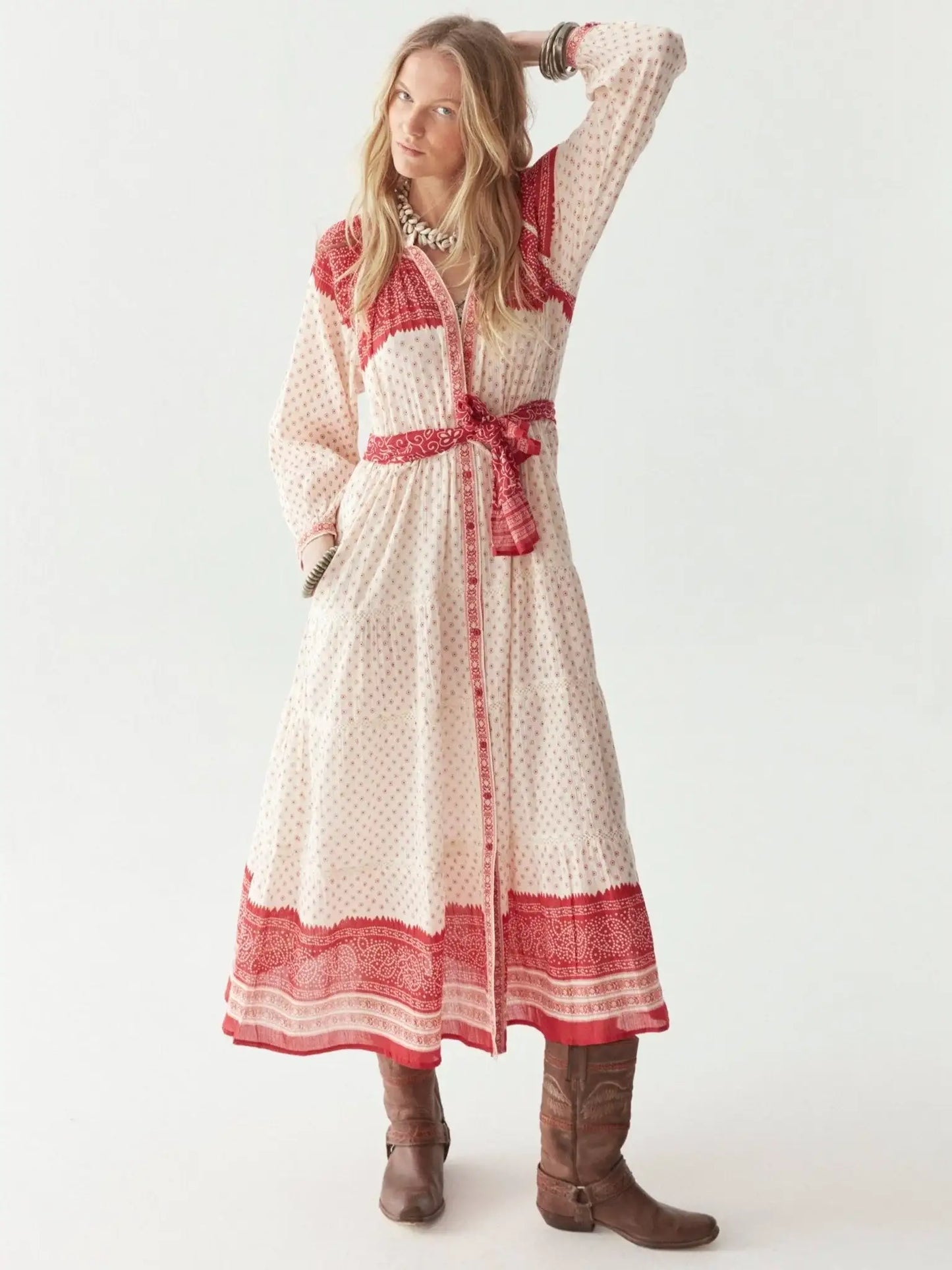 Triana Dress - Passion Red - BODHII