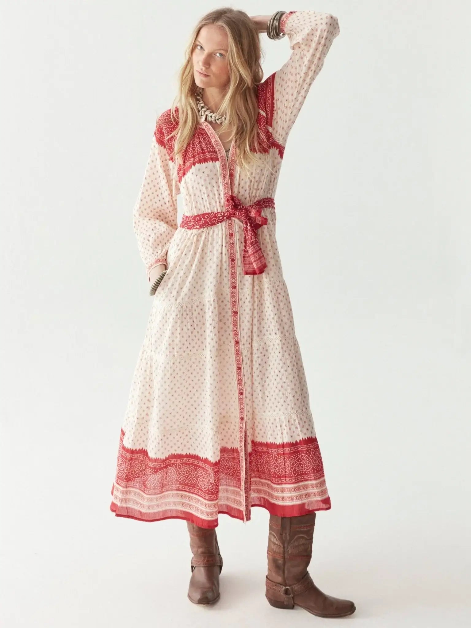 Triana Dress - Passion Red - BODHII